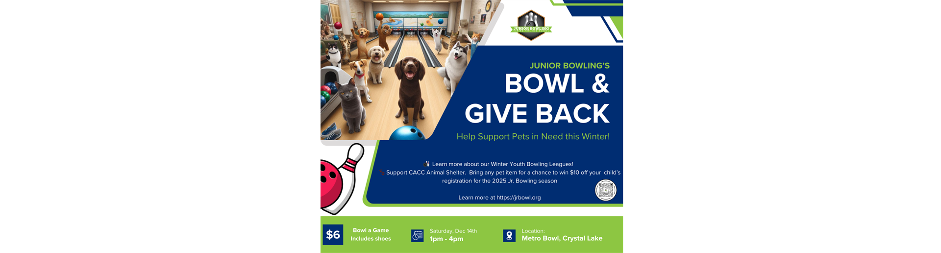 Bowl and Give Back Event - Sat 12/14